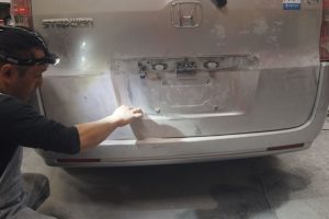 HONDA STEPWGN　板金塗装