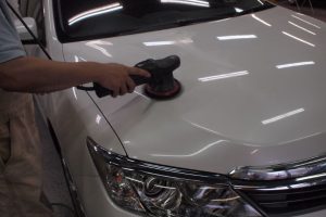 TOYOTA CAMRY　ボディー磨き施工
