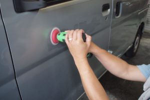 DAIHATSU HIJET　ステッカー剝がし施工