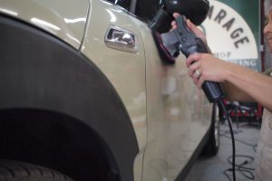 MINI CLUBMAN　ボディー磨き施工