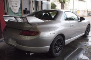 MITSUBISHI FTO　ヘッドライト磨き