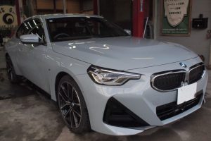 BMW 220i　窓ガラス磨きとコーティング