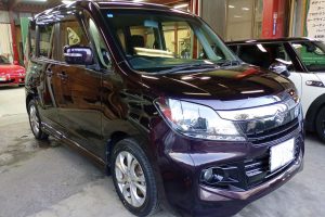 SUZUKI SOLIO BANDIT　ボディー磨き施工