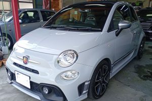 ABARTH595　ボディーコーティングメンテナンス施工