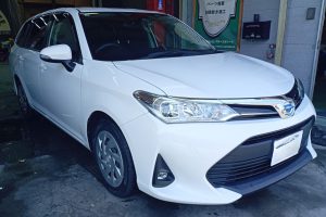TOYOTA COROLLA FIELDER　ボディー磨き施工