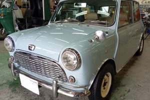 AUSTIN MINI　ボディー磨き施工