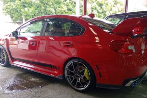 SUBARU WRX STI　ボディーコーティングメンテナンス施工