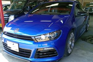 VOLKSWAGEN SCIROCCO　ヘッドライトコーティング施工