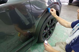 MAZDA CX-30　ホイールコーティングとモールコーティング施工