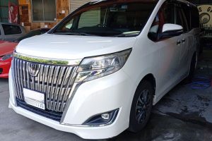 TOYOTA ESQUIRE　窓ガラス撥水コーティング施工