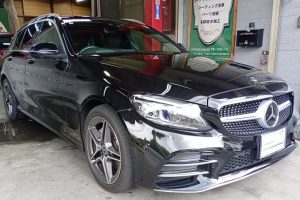 MERCEDESBENZ C200　ボディーコーティングメンテナンス施工