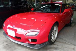 MAZDA RX-7　室内クリーニング施工